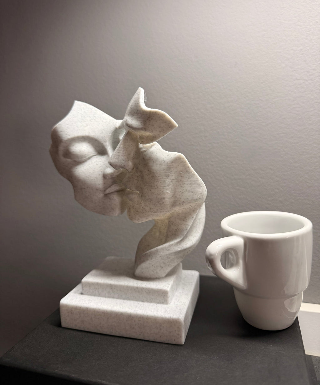 Marble Effect Figurine 15 cm – Premium 3D Printed Decorative Statue