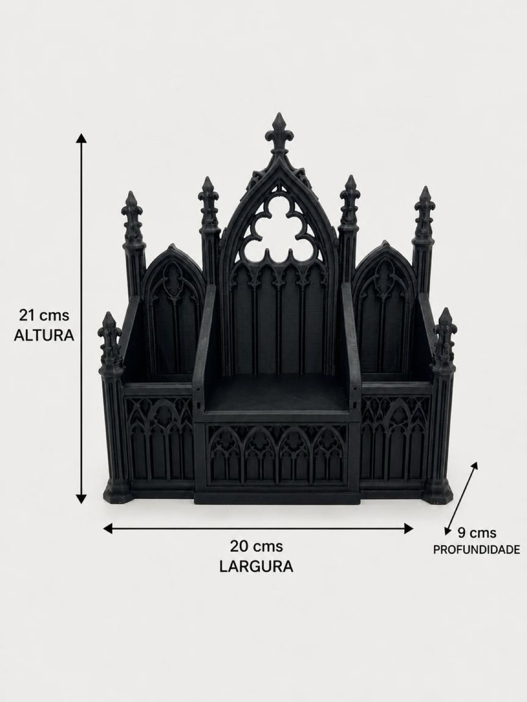Gothic Cathedral Makeup Organizer – Larger size