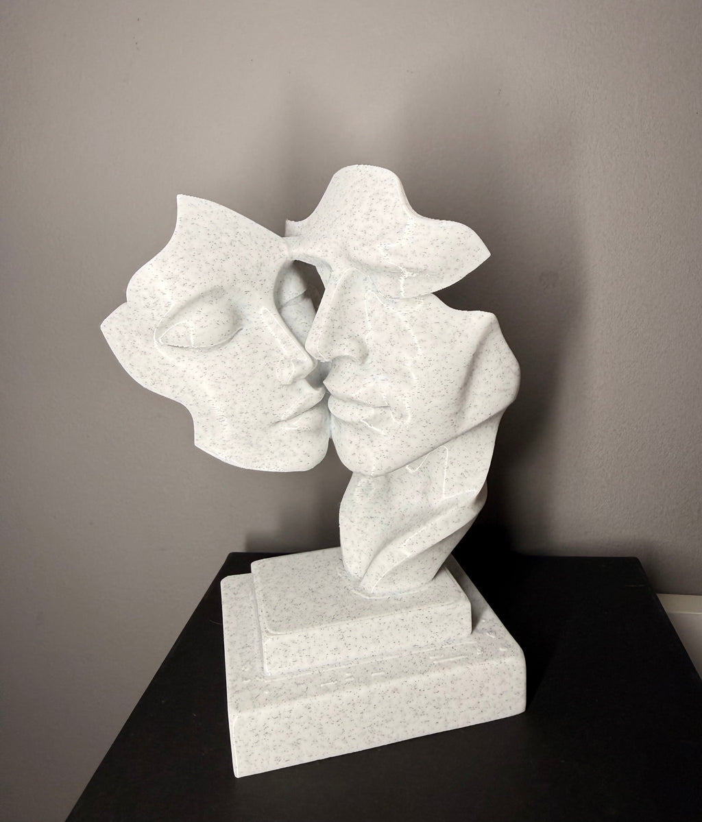 Marble Effect Figurine 15 cm – Premium 3D Printed Decorative Statue