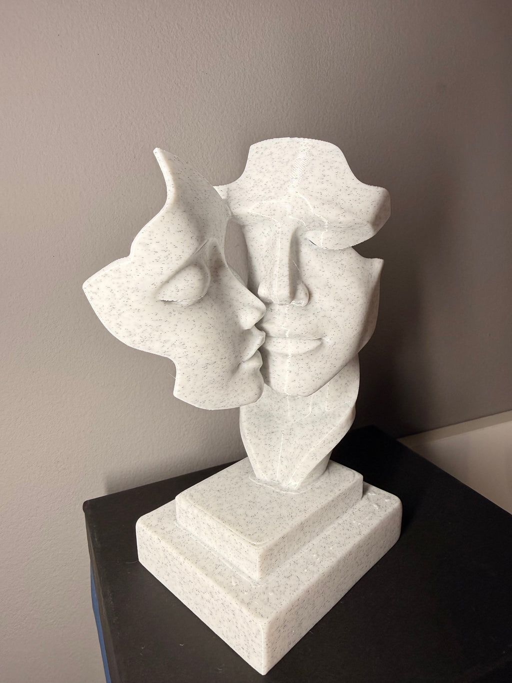 Marble Effect Figurine 15 cm – Premium 3D Printed Decorative Statue